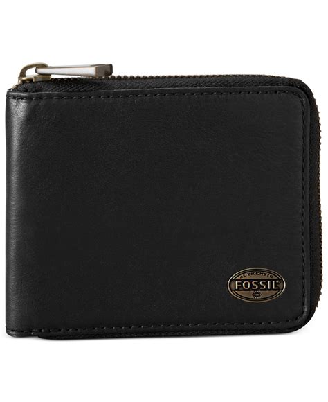 fossil wallet sale|fossil zippered wallet for men.